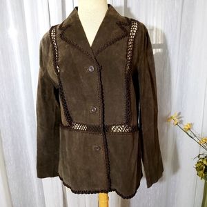 White  Stag leather Jacket